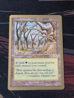 Gold Border Gaea's Cradle - 1999 Matt Linde World Championship - Image 1