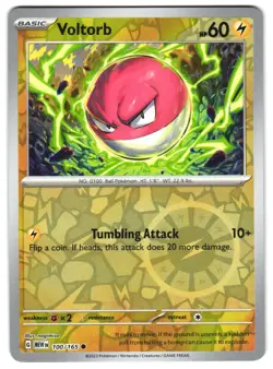 Voltorb 100/165 Reverse Holo SV: Scarlet & Violet 151 Pokemon TCG - Image 1