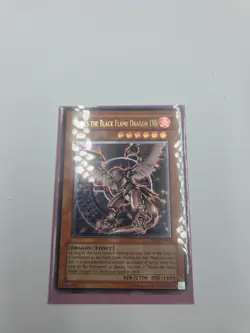 Yugioh Horus The Black Flame Dragon LV6 SOD-EN007 Unlimited Ultimate Rare - NM - Image 1