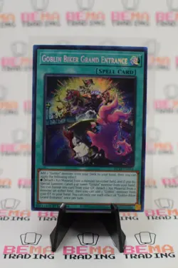 MP25-EN056 Goblin Biker Grand Entrace Prismatic Secret Rare 1st Edition YuGiOh - Image 1