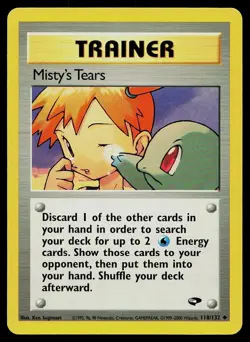 Pokemon Card Gym Challenge Misty's Tears 118/132 Uncommon - Image 1
