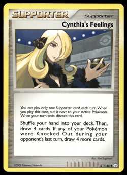 Cynthia's Feelings 131/146 - Legends Awakened Uncommon - Pokemon TCG Card NM-LP - Image 1