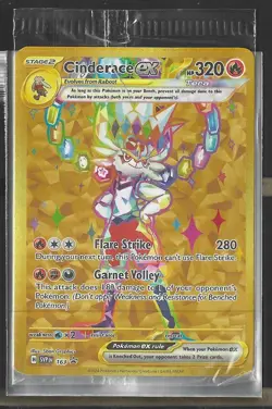 Cinderace ex Holo Promo SV: Scarlet & Violet Promo Cards 163 NM - Image 1