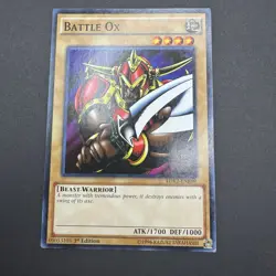 Yugioh Battle Ox LDK2-ENK09 1st Edition Legendary Decks II LP - Image 1