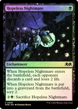 Hopeless Nightmare - FOIL - Wilds of Eldraine - Magic The Gathering - MTG - Image 1