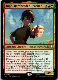 Toph, Hardheaded Teacher 246 Avatar: The Last Airbender Magic: The Gathering NM - Image 1