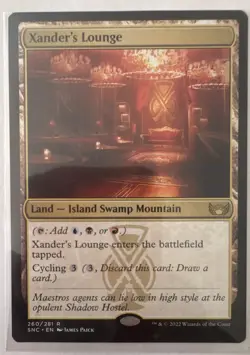 Xander's Lounge MTG Streets of New Capenna Rare Regular NM - Image 1