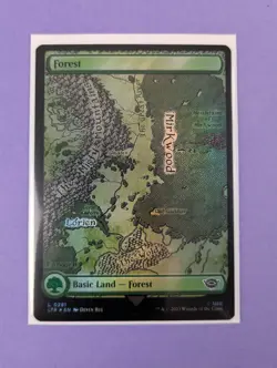 MTG: The Lord of the Rings: Tales of Middle-earth: Forest Foil #0281 Land - NM - Image 1