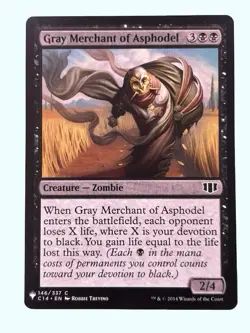Gray Merchant of Asphodel, Mystery, NM Near Mint, Magic the Gathering MTG - Image 1
