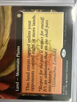 Turbulent Steppe (Extended Art) MTG SOC #0106 Pack Fresh Secrets of Strixhaven - Image 3
