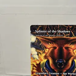 Splinter Of The Shadows Borderless 0006 Mythic Teenage Mutant Ninja Turtles MTG - Image 2