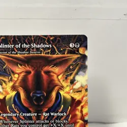 Splinter Of The Shadows Borderless 0006 Mythic Teenage Mutant Ninja Turtles MTG - Image 3