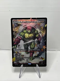 MTG Teenage Mutant Ninja Turtles Raphael, the Nightwatcher Showcase M 0287 Foil - Image 1
