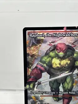 MTG Teenage Mutant Ninja Turtles Raphael, the Nightwatcher Showcase M 0287 Foil - Image 2