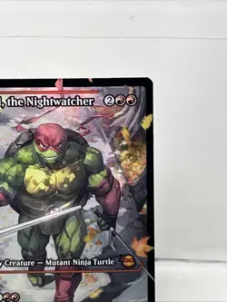 MTG Teenage Mutant Ninja Turtles Raphael, the Nightwatcher Showcase M 0287 Foil - Image 3