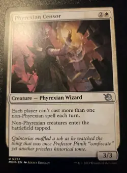 Phyrexian Censor 0031 Uncommon March Of The Machine Magic: The Gathering - Image 1