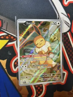 Pokemon Eevee Scarlet & Violet Promo 173 Full Art Holofoil NM - Image 2
