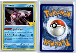 Palkia Pokemon TCG Celebrations Rare 004/025 Pokemon NM Holo - Image 3