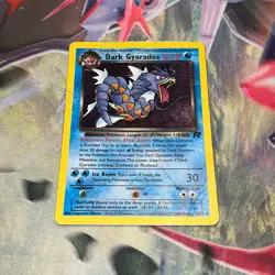 Dark Gyarados ~ 8/82 ~ Holo ~ TEAM ROCKET ~ DAMAGED ~ Pokemon - Image 1