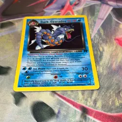Dark Gyarados ~ 8/82 ~ Holo ~ TEAM ROCKET ~ DAMAGED ~ Pokemon - Image 2