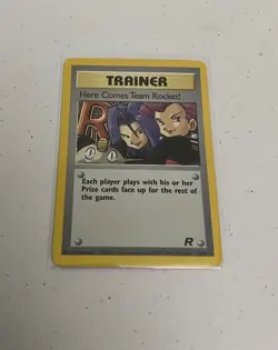 Here Comes Team Rocket! - 15/82 - Pokemon Team Rocket Unlimited Holo Rare NM - Image 1