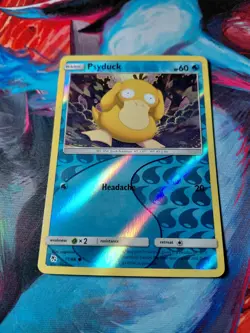 Pokemon Psyduck 11/68 Reverse Holo Hidden Fates 2019 LP - Image 1