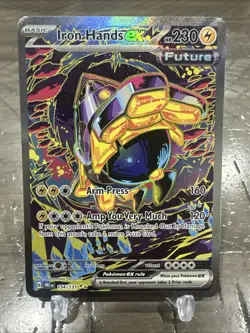 2025 Pokemon Prismatic Iron Hands ex Special Illustration Rare #154/131 - Image 1