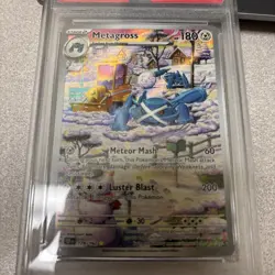 2024 Pokemon TCG—Metagross #178 Temporal Forces—Illustration Rare Foil PSA 10 - Image 3