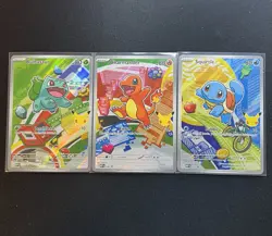 Pokemon TCG First Partner Illustration Collection Series 1 Kanto GEN 1 Starters - Image 1