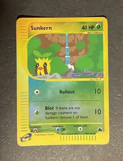 Pokemon Sunkern Reverse Holo 2003 Skyridge 106/144 - Image 1