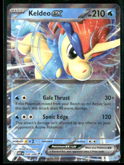 Keldeo ex - 030/086 White Flare (WHT) Double Rare Holo Pokemon TCG - Image 1