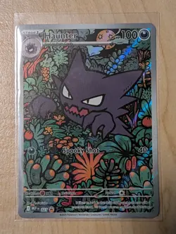 Pokemon Gengar EX Battle Deck Haunter 027 Black Star Promo Illustration Rare NM - Image 1