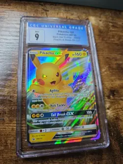 Pokemon Pikachu GX Black Star Promo SM232 CGC 9 Graded - Image 1