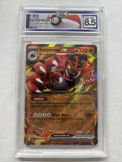 2024 Pokemon Incineroar Ex #34 HGC 8.5 (sb3) - Image 1