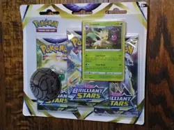 Pokemon Sword & Shield Brilliant Stars 3Pack Blister Glaceon Leafeon Set SEALED 820650850011 - Image 3