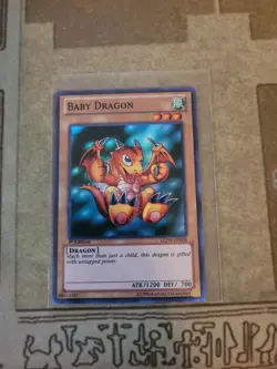 YUGIOH BABY DRAGON LCJW-EN006 SUPER 1ST ED NM - Image 1
