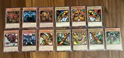 Yu-Gi-Oh Slifer Obelisk Ra God Set (EN + JP) + Complete Exodia w/ Necross NM - Image 3