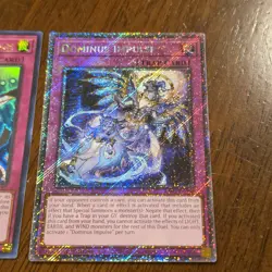 Yugioh! 1x Dominus Impulse RA05-EN080 Platinum Secret Rare 1st Ed NM w/ bonus - Image 1