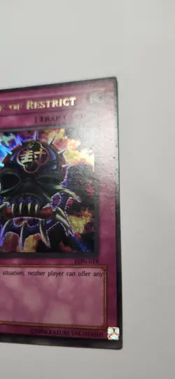 Yugioh! LP Mask of Restrict - LON-018 - Ultra Rare - Unlimited Edition MP - Image 4