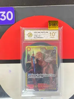 Silvers Rayleigh OP08-118 SEC Two Legends - ONE PIECE Card Game Japanese Grade10 - Image 1