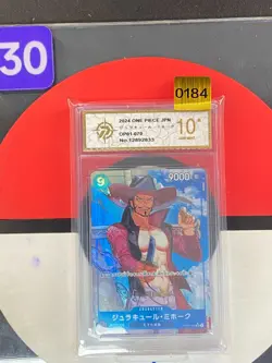 Dracule Mihawk OP01-070 New illust PRB01 Premium Booster ONE PIECE Card Grade10 - Image 1