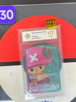 Tony Tony Chopper OP08-001 L Two Legends ONE PIECE Card Game Japanese Grade10 - Image 1