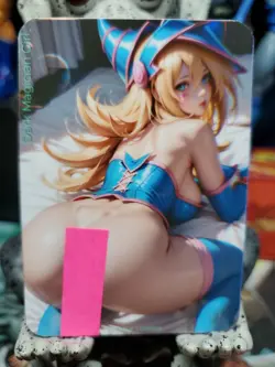1/1 Only 1 Made Dark Magician Girl Yugioh Butt Spicy Lonestar Customs Waifu Card - Image 2