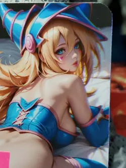 1/1 Only 1 Made Dark Magician Girl Yugioh Butt Spicy Lonestar Customs Waifu Card - Image 4
