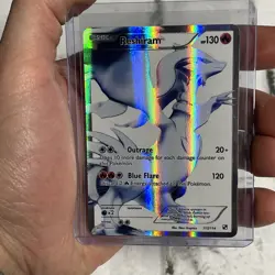 Reshiram Full Art 113/114 Black & White Holo LP Lightly Played 2011 Pokemon Card - Image 1