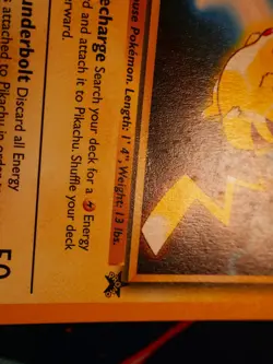 MP Pokemon PIKACHU Card BLACK STAR PROMO Set #4 WB 1st Movie Stamped Non-Holo - Image 4