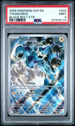 Thundurus 209 Sv: Scarlet & Violet Promo Cards Holo - PSA 9 Mint - Image 1