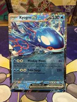 Kyogre ex 178 - Scarlet & Violet Black Star Promo Pokemon Card - NM - Image 1
