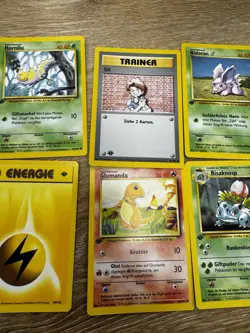 Lot Of Vintage Base Non Holo 1st Edition German Pokemon Cards - Image 4