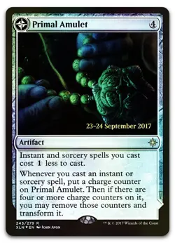 Primal Amulet #243 (Foil) (LP) Prerelease Cards PRE Magic MTG - Image 1